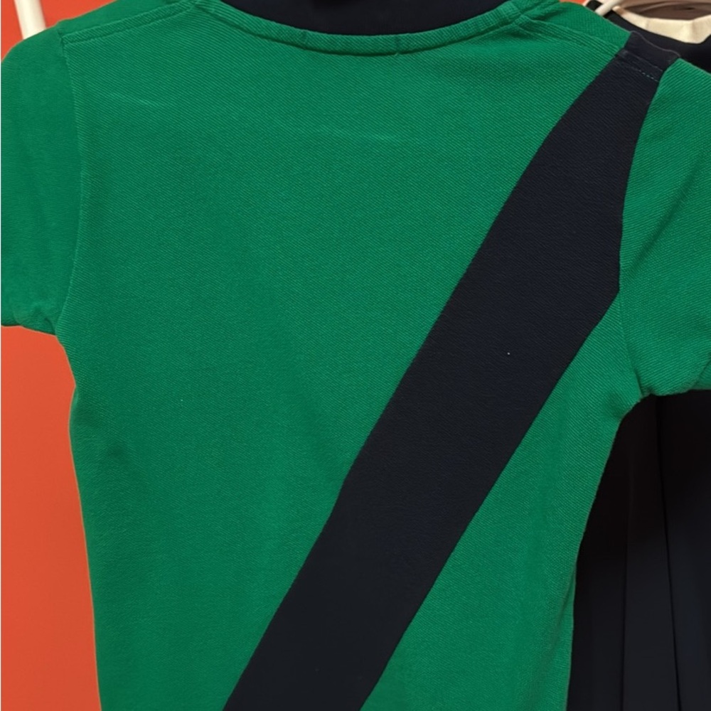 Rugby by Ralph Lauren Green and Navy Polo Shirt - Picture 5 of 8